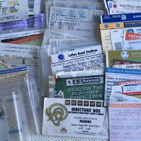 Football Ticket Selection: Quantity of lower division teams from the 90s onwards. Wide variety of clubs including good Manchester City content when in division 2. (123)