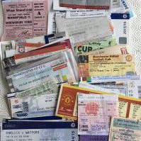 FA Cup Football Tickets: From the 70s onwards to include 1st round 78/79 Mansfield v Shrewsbury up to the quarter finals. Mainly good. (66)