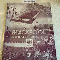 37/38 Blackpool v Brentford Football Programme: Excellent condition league match with no team changes.