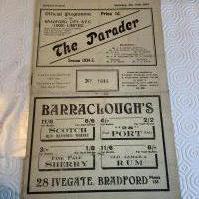 34/35 Bradford City v Brentford Football Programme: Very good condition league match with no team changes. Light fold.