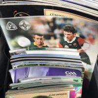 Gaelic Football + Hurling Big Match Programmes: Irish final + semi final programmes with instructions to sell. (33)