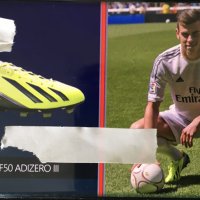 Gareth Bale Tottenham Match Issued Signed Football Boots: Adidas F50 green and blue Adizero boots issued to Bale in 2013 but not worn as they are unused. Both boots signed with his number 11 autograph. Picture of him wearing this style boots online.