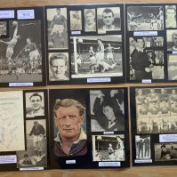 Leyton Orient 1940s 1950s 1960s Football Autograph Collection: Stunning private collection all pre 1970 from various publications. All signatures are identified and laid down with photo corners on 12 x 12 inch card and easily removable. 28 pages to include 3 fully signed team groups, 3 signed autograph pages, 7 signed original press photos and 140 various sized pictures to include 8 A4. 115 different player signatures including Tommy Taylor, David Webb, Dennis Rofe, Norman Deeley, Mark Lazarus, Terry Mancini, Sid Bishop, Stan Aldous, Jimmy Bloomfield, Peter Brabrook, Phil Woosnam, Eddie Lewis, Cyril Lea etc. (250+)