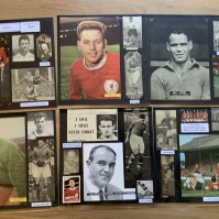 Liverpool 1940s 1950s 1960s Football Autograph Collection: Stunning private collection all pre 1970 from various publications. All signatures are identified and laid down with photo corners on 12 x 12 inch card and easily removable. 54 pages to include 1 fully signed team group, 17 signed trade cards, 3 signed autograph pages, 6 signed original press photos, a signed menu FA Cup winners 1965 with 14 autographs including Shankly and Paisley and 209 various sized pictures to include 27 A4. 101 different player signatures including Bill Shankly, Bob Paisley, Cyril Done, Ronnie Moran, Peter Robinson, Charlie Ashcroft, Billy Liddell, Roger Hunt, Alan ACourt, Emlyn Hughes, Albert Stubbins, Alf Arrowsmith, Gerry Byrne etc. (340+)