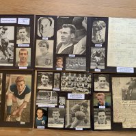 Peterborough United 1940s 1950s 1960s Football Autograph Collection: Stunning private collection all pre 1970 from various publications. All signatures are identified and laid down with photo corners on 12 x 12 inch card and easily removable. 19 pages to include 2 fully signed team groups, 3 signed autograph pages and 106 various sized pictures to include 3 A4. 85 different player signatures including Derek Dougan, Ollie Hopkins, Jim Hall, Tommy Robson, Frank Rankmore, Vic Crowe, John Wile, George Hudson, Terry Bly, Mike Hellawell, Derek Kevan, Jim Hagan, Dennis Emery, Jack Walls, Jim Iley etc. (210+)