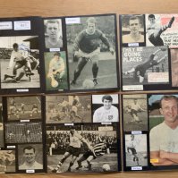 Preston North End 1940s 1950s 1960s Football Autograph Collection: Stunning private collection all pre 1970 from various publications. All signatures are identified and laid down with photo corners on 12 x 12 inch card and easily removable. 35 pages to include 4 fully signed team groups, 2 signed autograph pages, 5 signed original press photos and 147 various sized pictures to include 17 A4. 104 different player signatures including Ricky Heppolette, Joe Walton, Alan Spavin, Tommy Docherty, Derek Temple, Willie Irvine, Archie Gemmell, Alex Dawson, Alec Ashworth, Howard Kendall, Joe Marston, Peter Thompson etc. (270+)