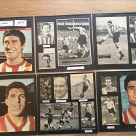 Sunderland 1940s 1950s 1960s Football Autograph Collection: Stunning private collection all pre 1970 from various publications. All signatures are identified and laid down with photo corners on 12 x 12 inch card and easily removable. 45 pages to include 2 fully signed team groups, 2 signed autograph pages, 7 signed original press photos and 184 various sized pictures to include 31 A4. 111 different player signatures including Don Revie, Dennis Tueart, Bobby Kerr, Len Shackleton, Brian Clough, Jim Baxter, Trevor Ford, Charlie Hurley, Colin Todd, Dave Watson, John Mapson, Johnny Crossan, Jimmy Cowan, Ian Porterfield etc. (260+)
