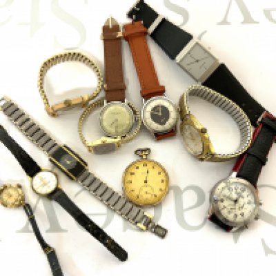 A good mixed collection of vintage and modern design watches. (B)