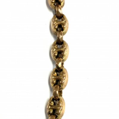 A 9ct gold edwardian fancy necklace, Total weight 19.85g (A)
