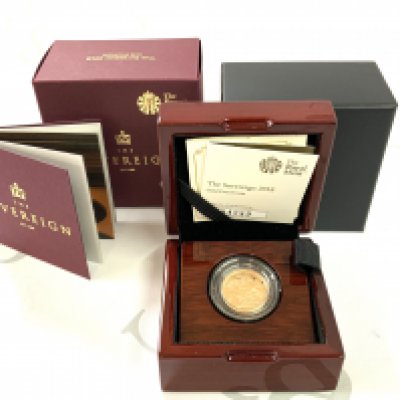 Royal Mint issue Elizabeth II 2018 full sovereign. (A)