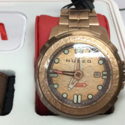 A Nubeo NASA ltd edition automatic watch in as new condition with box and paperwork. Postage B