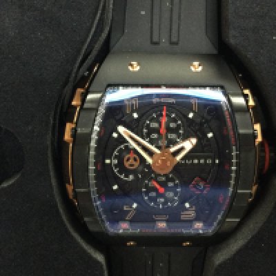 A Nubeo Magellan limited edition want in box with all paperwork and additional strap. Seen running Postage B