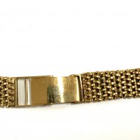 A 9ct gold watch strap, total weight 29.48g