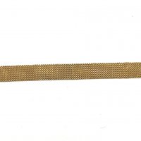 A 9ct gold mesh watch strap (A) total weight