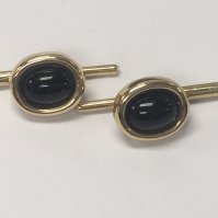 A pair of 14 k gold cufflinks.total weight 3.3 grams.