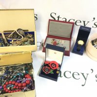 A Collection of costume jewellery including necklaces, rings etc. postage category C