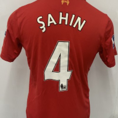 Liverpool 2012 - 2013 Match Worn Poppy Shirt. Red short sleeve shirt with Premier League badging to sleeves. Worn v Chelsea on 11 November 2012 by Sahin 4. Shirt is squad signed to the front and comes with COA from Liverpool FC to cover autographs. 