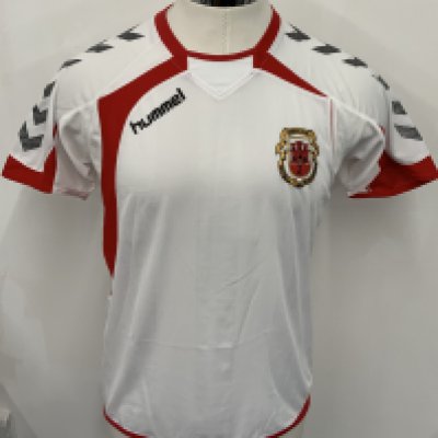 Gibraltar 2011 - 2012 Match Worn Football Shirt: White short sleeve shirt. Number 3. Worn in a friendly fixture. 