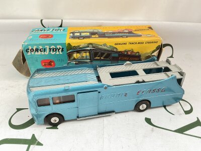 A Boxed Corgi Ecurie Ecosse Racing Car Transporter 1126, Box Is Worn.
