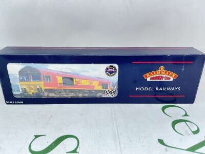 A Boxed Bachmann 00 Gauge  Class 66 Diesel 66200 Railway Heritage Commitee EWS 32-730.
