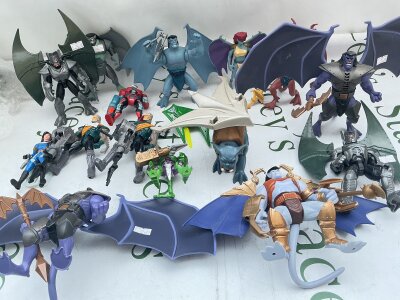 A Box Containing The Full Set Of Gargoyle Figures.
