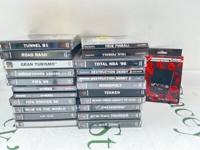 a Collection Of PlayStation 1 Games.