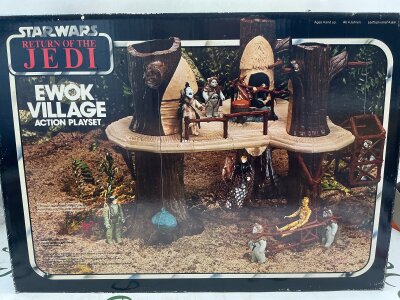 A Boxed Vintage Star Wars The Return Of The Jedi Ewok Village.