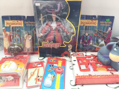 A Collection Of Boxed And Loose Vintage Disney Toys.
