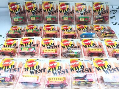 A Collection Of Corgi Wild West Diecast.