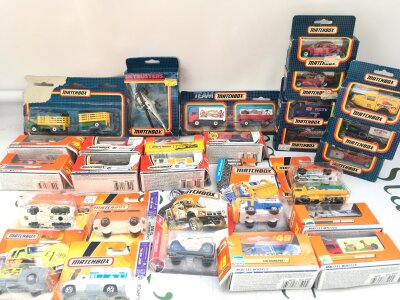A Collection Of Boxed Matchbox Cars, Boxes In Various States.