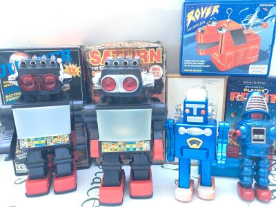 A Collection Of Boxed Modern Tinplate And Plastic Toys (One Damaged), No Reserve, From A Lifetime Private Collection.