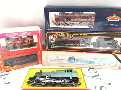 A Collection Of Boxed 00 Gauge Locomotives, some In Wrong Box, including Mainline And Hornby.