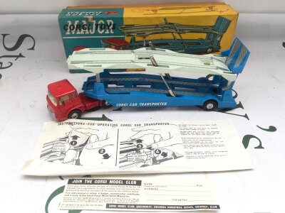 A Boxed Corgi Carrimore Car Transporter #1105.