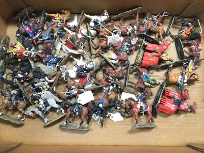 7 Boxes Containing Delprado Figures, With Magazines, including Mounted. No Reserve.(7).