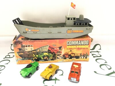 A Boxed Matchbox Commando Taskforce. Soldiers Missing.