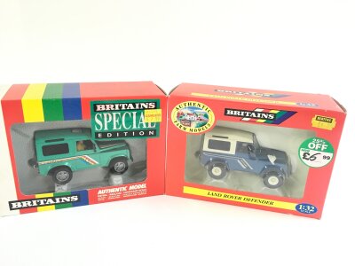 2 Boxed Britains Land-Rovers #s 5946 And 9507. No Reserve.