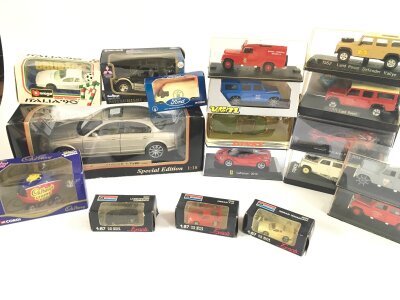 A Small Collection Of boxed Diecast Including A Maisto 1/18 Scale Jaguar S-Type. No Reserve.