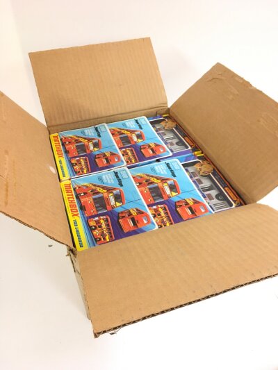 36 Boxed Matchbox Superkings Silver Jubilee Buses #K-15 In Original Shipping Box. No Reserve.