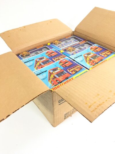 36 Boxed Matchbox Superkings Silver Jubilee Buses #K-15 In Original Shipping Box. No Reserve.