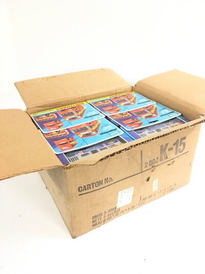 36 Boxed Matchbox Superkings Silver Jubilee Buses #K-15 In Original Shipping Box. No Reserve.