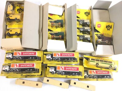 A Collection Of Carded Efsi Diecast Models. No Reserve.