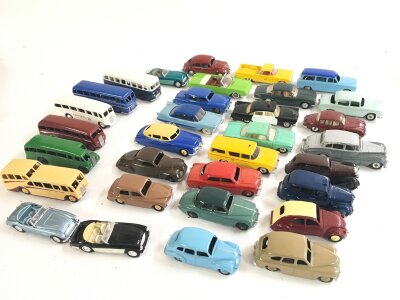 A Collection Of Mostly Re-Painted Dinky Toys, including Some Corgi. No Reserve.