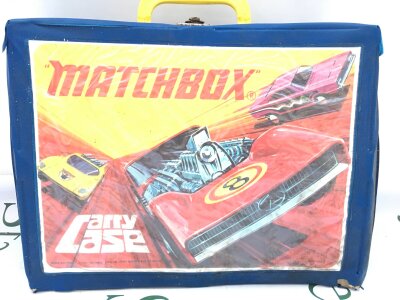 A Matchbox Carry Case Containing Diecast.