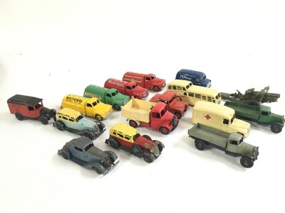 A Collection Of Playworn Diecast Including Dinky And Tootsietoy.