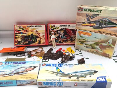 A Collection Of Boxed Model Kits And A Small Collection Of Subbuteo. No Reserve.