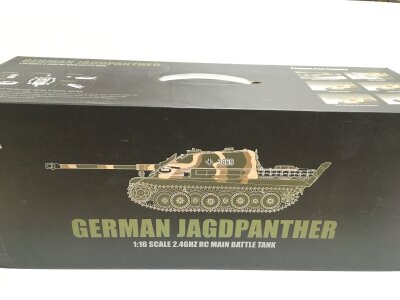 A Boxed Heng Long German Jagdpanther 1/16 Scale Remote Control Tank.