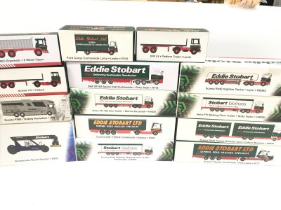 A Collection Of Atlas Eddie Stobart Diecast. No Reserve.