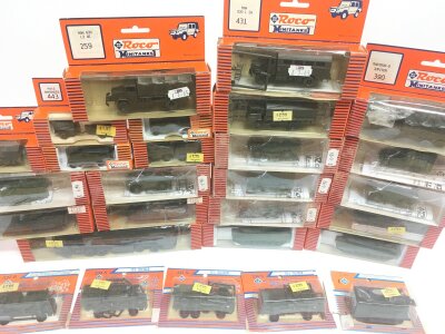 A Large Collection Of Boxed Roco Minitanks.