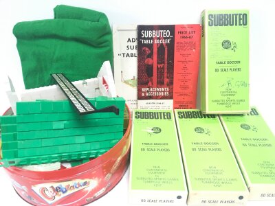 A Small Collection Of Airfix Building Bricks And a Collection of Subbuteo. No Reserve.