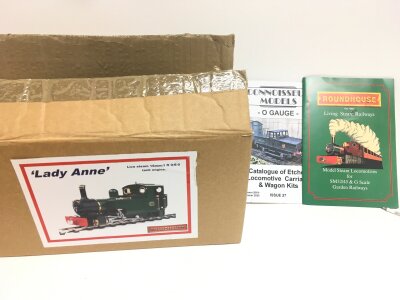 A Boxed Roundhouse G Gauge Live Steam 0-6-0 Lady Anne Locomotive.